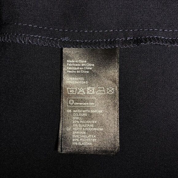 H&M Divided - Black One Shoulder Ruffle Mini Dress - Size 4 - Picture 7 of 9